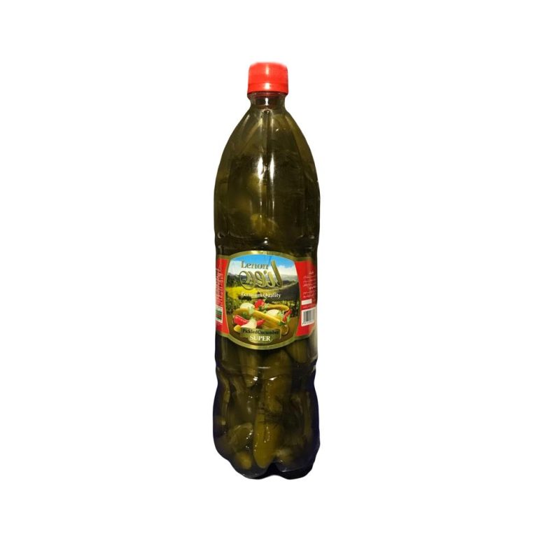 خیارشور بطری لنون